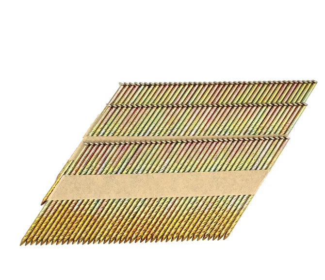 Paper Strip Nails 34 Degree Head 31 X 90 Screw Thread