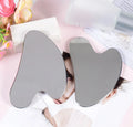 Newest Stainless Steel Guasha Scraping Massage Tools Metal Guasha Beauty Facial Body Massage Tool Steel Gua Sha Scraping