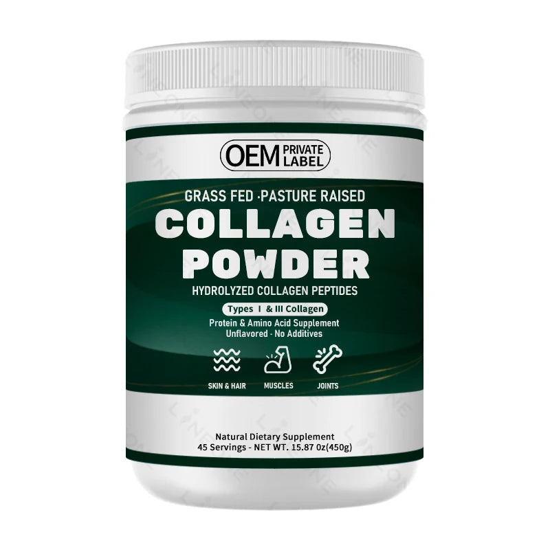 Collagen Plus Collagen Powder for Hair Skin Nails Bones & Joints Hydrolyzed Collagen Powder