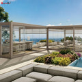 Most Popular Retractable Folding Roof Pergola Waterproof Aluminium Outdoor for Balcony