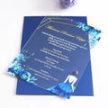 Girl's 18th Birthday Ceremony Invitations Cards with UV Printing