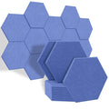 New Arrival Modern Easy Construction Sound Insulation Felt Acoustic Panel Hexagon Soundproof Eco-Friendly Fireproof for Gym Room