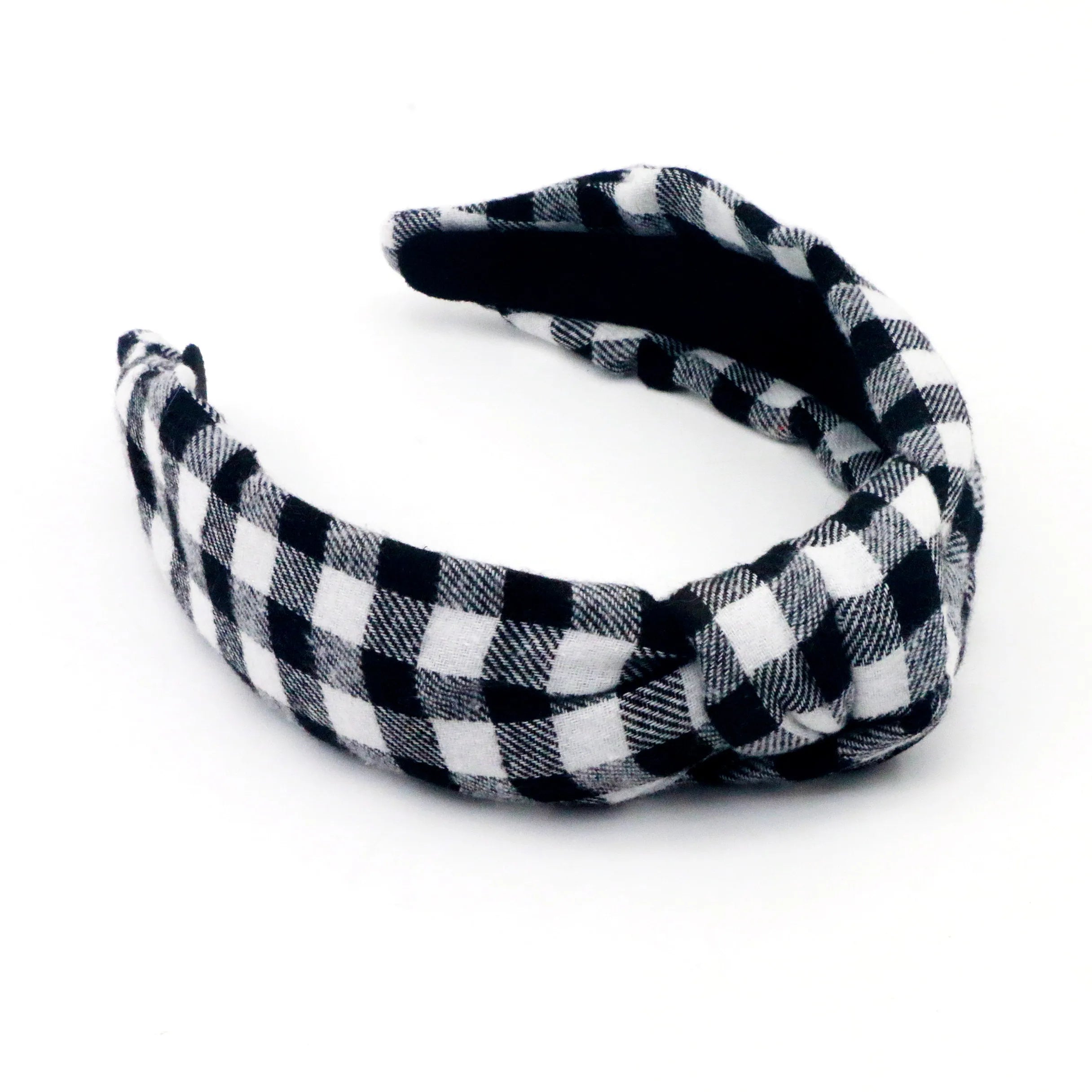 New Arrivals Plaid Multi Colors Boho Wholesale Designer Baroque Hairband Plaid Christmas Headbands