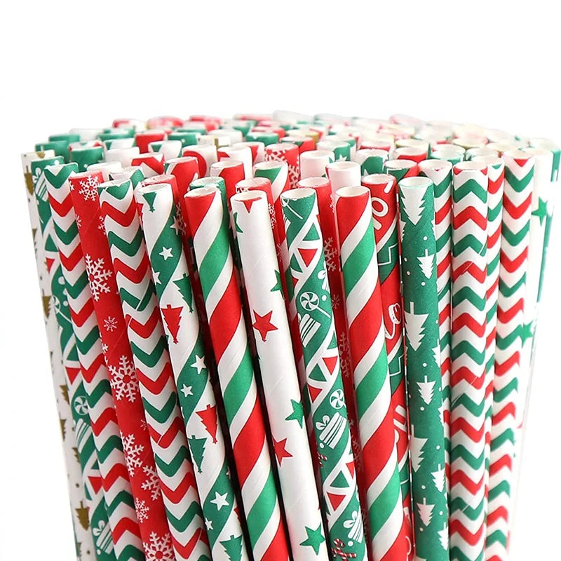A Canton 10000 Pcs Hot Sale Custom 6*197mm Eco-friendly Biodegradable Disposable Bar Accessories Camping Paper Drinking Straws