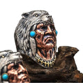 Fashion Brass Alloy Celtic Tribal Chief Wolf Totem Retro Men's Finger Ring
