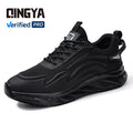 GUYISA Sports Series Fly Woven Fabric Chef Shoes Solid SRC Black Outsole with Non-Slip Design