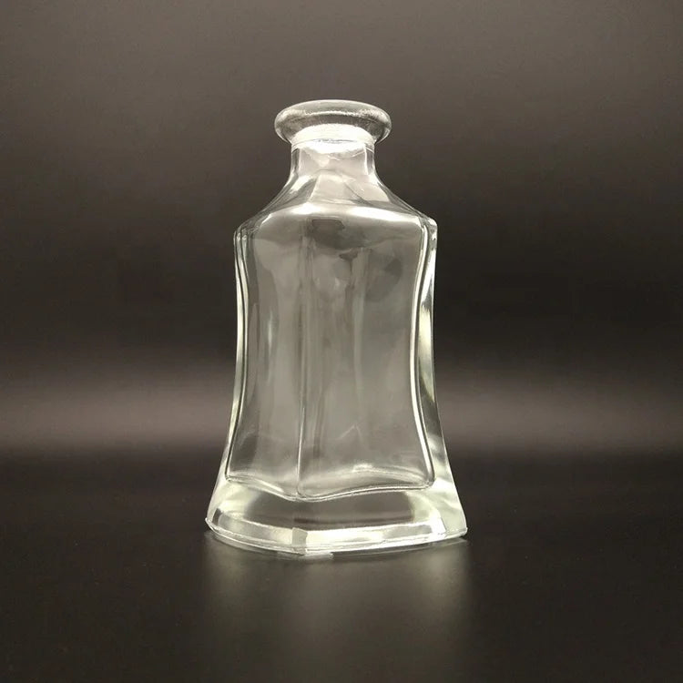Low Price 150ml 250ml Special Shape Aroma Reed Diffuser Glass Bottle with Glass Ball Lid
