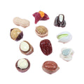 Lovely New 3d Artificial Nut Shape Resin Charms Keyring Pendant Diy Accessories