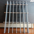 Low Carbon Steel Grating G325/40/100 Anti-Corrosion Durable ISO9001 Certified for Power Plant Oily Walkway Floor 5-Year Warranty