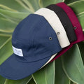 Oem Factory Quick Dry Waterproof Laser Cut Hole Rubber Patch Camper Hat Custom Logo 5 Panel Running Cap for Sports Golf Outdoor