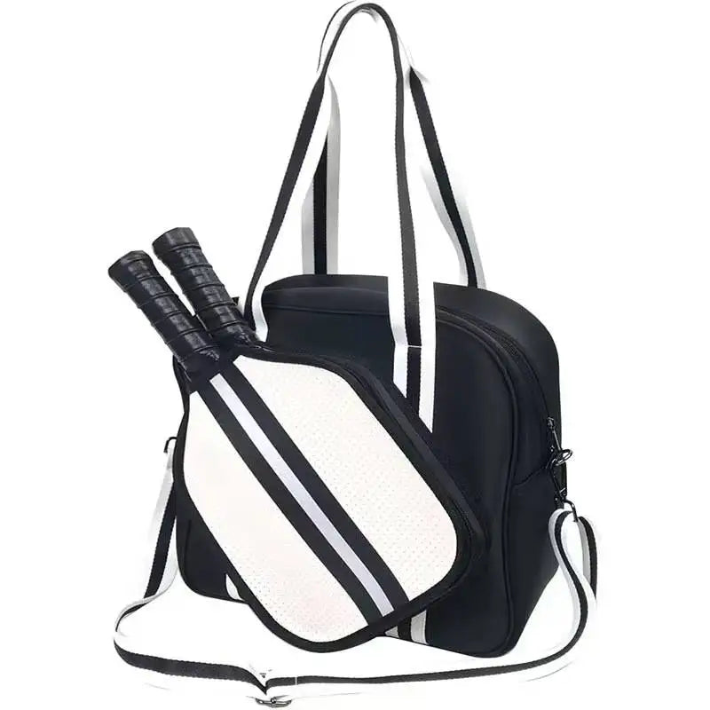 Wholesale Large Pickleball Paddle Shoulder Tote Bag with Zipper & Shoulder Strap for Pickleball Racquet Sports Outdoor Bags