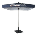 Square Portable Outdoor 4 Panels Square Aluminum Advertising Commercial Patio Umbrellas Outdoor for Garden and Event