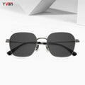 2025 Trendy Titanium Sunglasses with Gold and Pink Frame Square Style Polarized Lenses in Acet Gafas De Sol