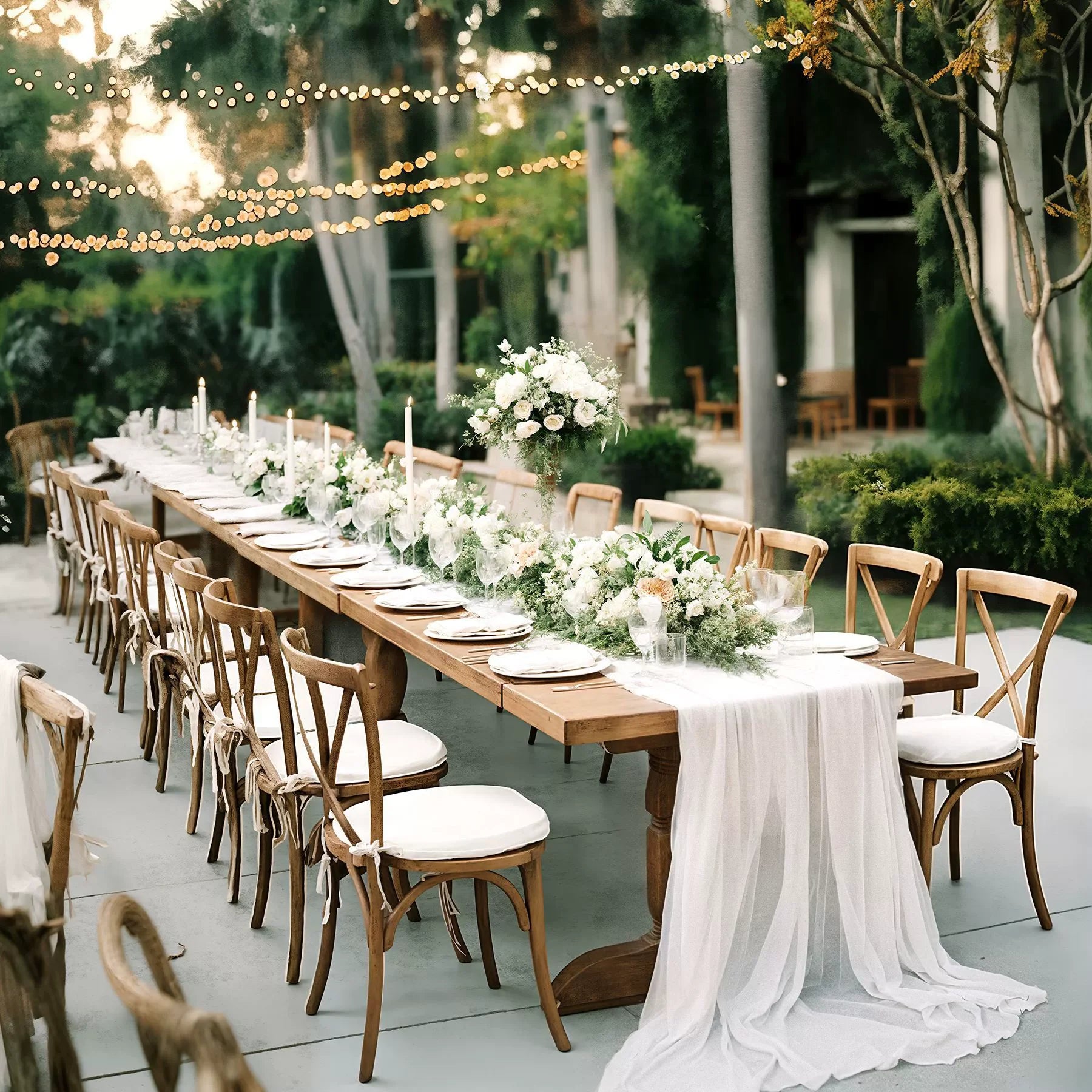 BH-270 High Quality Elegant Solid Color Decorative Wedding Table Runner