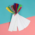Coated Two-sided Plain White Sublimation Aluminum Bookmark Blank 152*38*1mm Custom Bookmarks with Tassel