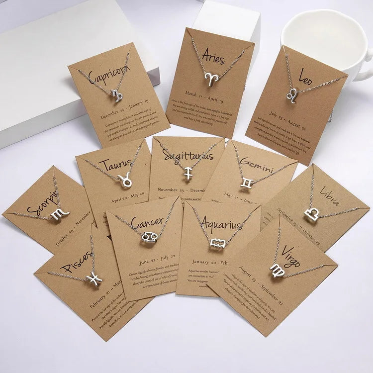 Wholesale High Quality Zodiac Jewelry Sign Necklace