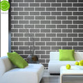 UDK Factory Price PVC Black Brick Self Adhesive 3D Wallpaper Peel and Stick Wall Sticker for Wall & Furniture Decoration