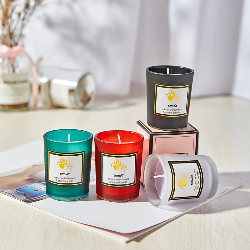 DIY Soybean bee candle plant essential oil energy crystal stone Candle Fragrance