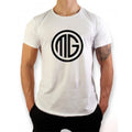 Custom Logo Muscleguys Summer Mens Cotton O-neck Slim Fit Skinny Breathable Graphic Printed Bodybuilding Fitness T-shirt