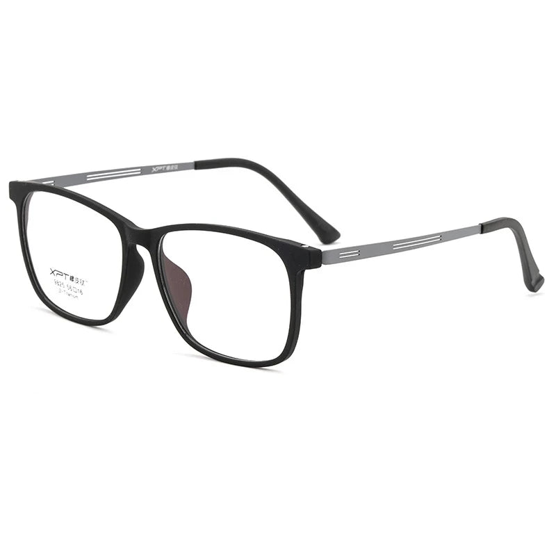 Ultra-light Fashion TR90 Glasses Frame Flexible Pure Titanium Myopia Optical Eyeglasses Frame Men