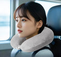 Amity PP Cotton Padded Travel Pillow Portable Memory Foam Filled Decorative Pillow with Soft Removable Comfortable Feature