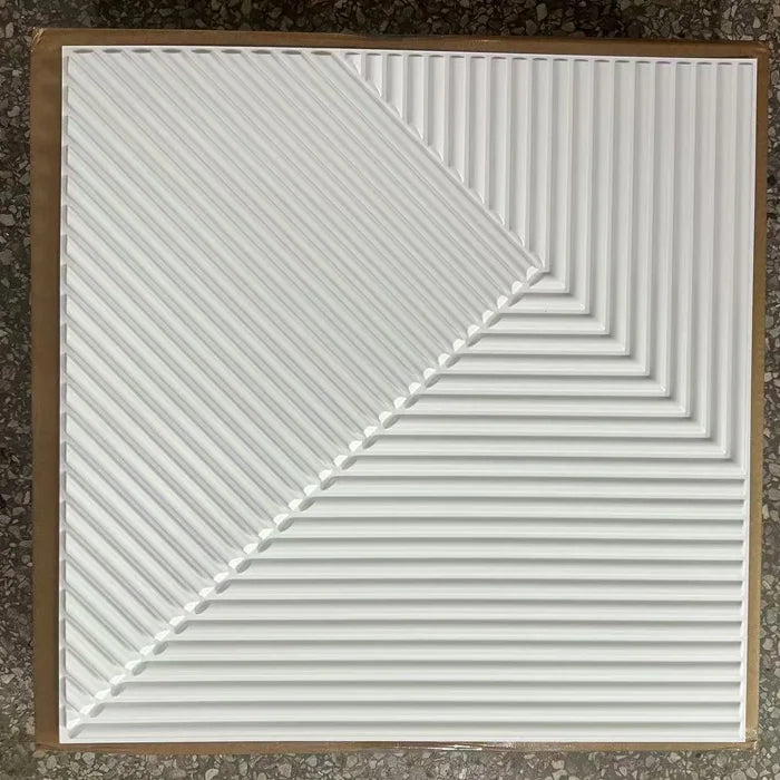 China Supplier Entertainment KTV Minimalist Household Art Style Waterproof Tile Stickers 3D PVC Vinyl Wall Panels