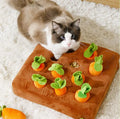 Eco-Friendly Self High Amusement Cat Toy Pet Bite Doll Creative Pull Radish Plush