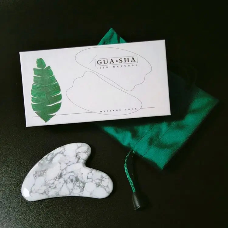 2026 Gems 100% natural butterfly guasha board Clear Quartz gua sha face massage tools