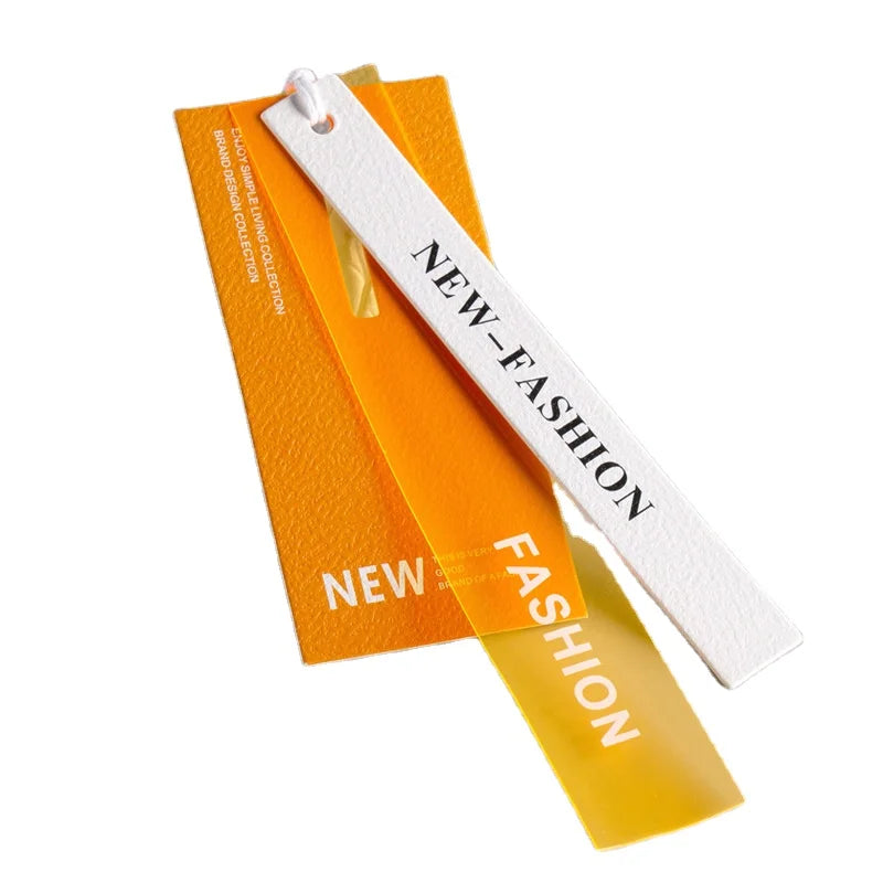 Luxury Custom Embossed Hang Tags Print Paper Hang Tags Garment Tags Clothing Labels
