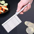 Hot Sale Multi - Functional Stainless Steel Potato Slicer Fruit and Vegetable Slicer Kitchen Gadget