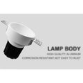 Embedded Anti-Glare Frameless Aluminum Modern Downlight 5W 9W 15W Commercial Intelligent Household LED Ceiling Lights IP33