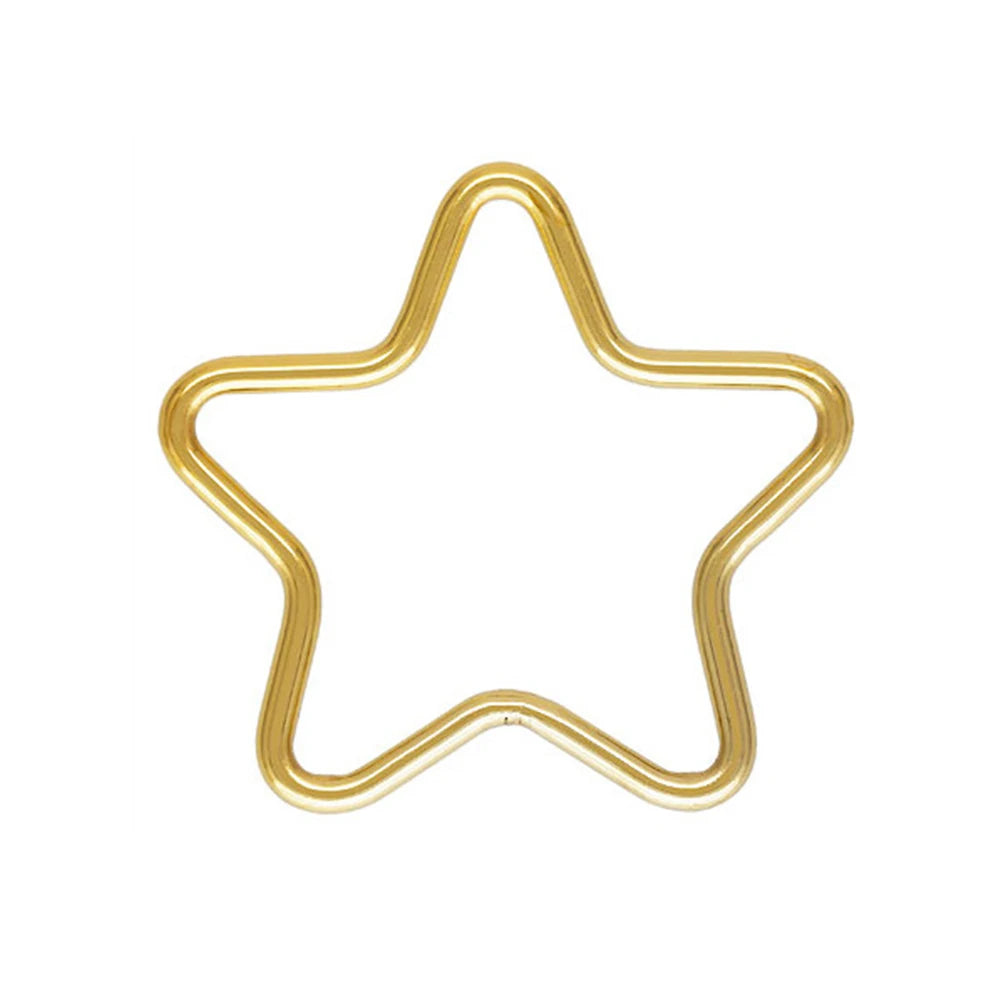 14K Gold Filled Star Charms Jewelry Making Necklace Small Charms for Christmas
