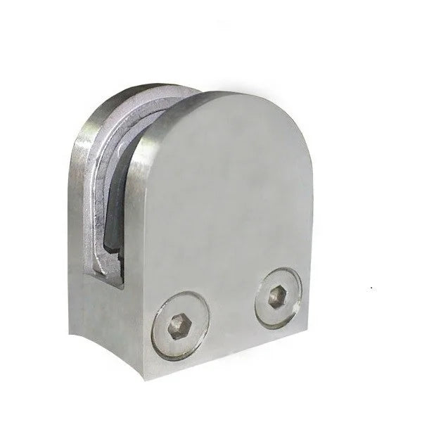 EKOO Modern Design Stainless Steel Satin/Mirror Polished Mini Glass Clamp Hardware for Villa Balustrade Application No Drilling