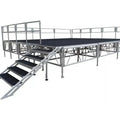 Ava Customize Outdoor Mobile Wooden White Acrylic Event Music Performance Concert Aluminum Round Wedding Portable Stage Platform