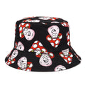 Wholesale Stock Hot Sale Summer Pattern Bucket Cap Reversible Printed Mushroom Bucket Hat Men