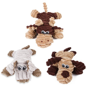 Wholesale Custom Interactive Plush Pet Puppy Dog Toy Chew Animal Shape Simulation Squeak Toy