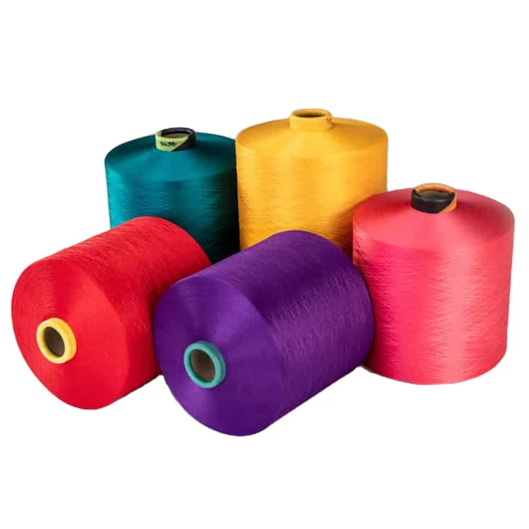 Wholesale 100% Polyester Filament Chenille Yarn OE Technics Garment Fabric Embroidery Eco-Friendly Dyed Custom Colors Oeko-Tex