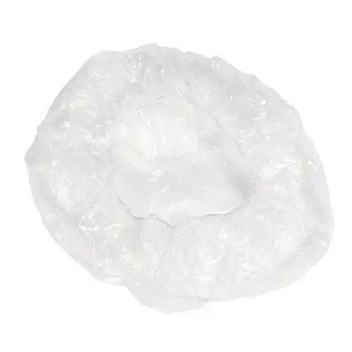 Wholesale Disposable Plastic Shower Cap for Adults Custom Logo for Hotels and Bathrooms Hair Cover for Bar