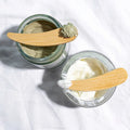 Wholesale Mini Makeup Bamboo Wooden Spatulas Small Flat Scoop for Face Cream Cosmetic Tools
