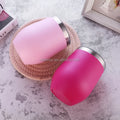Stainless Steel Cup 304  Material Food Grade Tumbler Wine Glass Egg Shape Coffee Mug