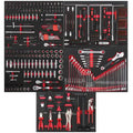 319-Piece CRV Hand Tool Set for Auto Repair Customizable OEM Car Workshop Tools for Garage Storage