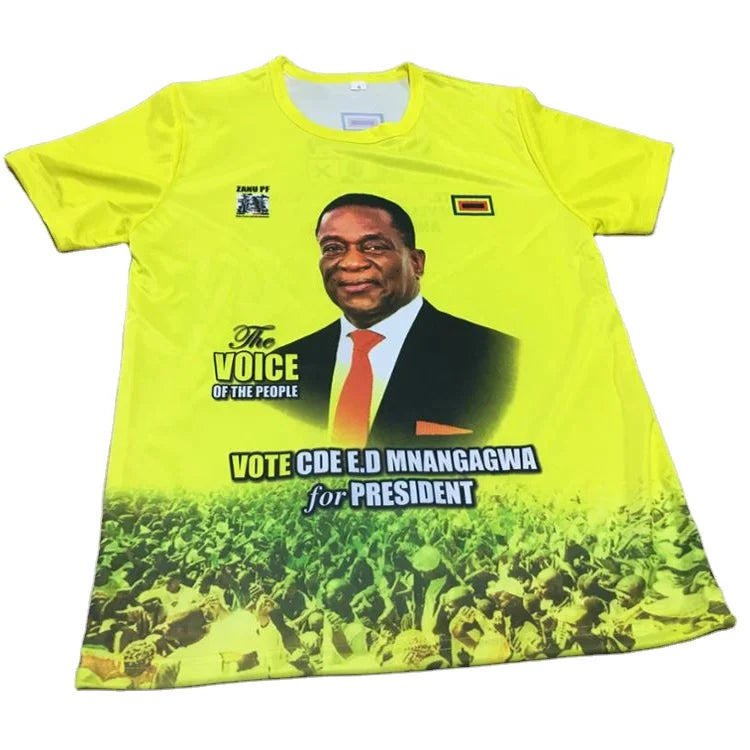 2022 Polyester Custom Oem logo Voting Electioneering Plain Blank t Shirt Volunteer Campaign Election T-shirts