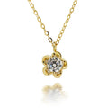 V.ME Gold Jewelry Minimalist Real Gold 14K 18K Gold Cubic Zircon Necklace Jewellery for Women