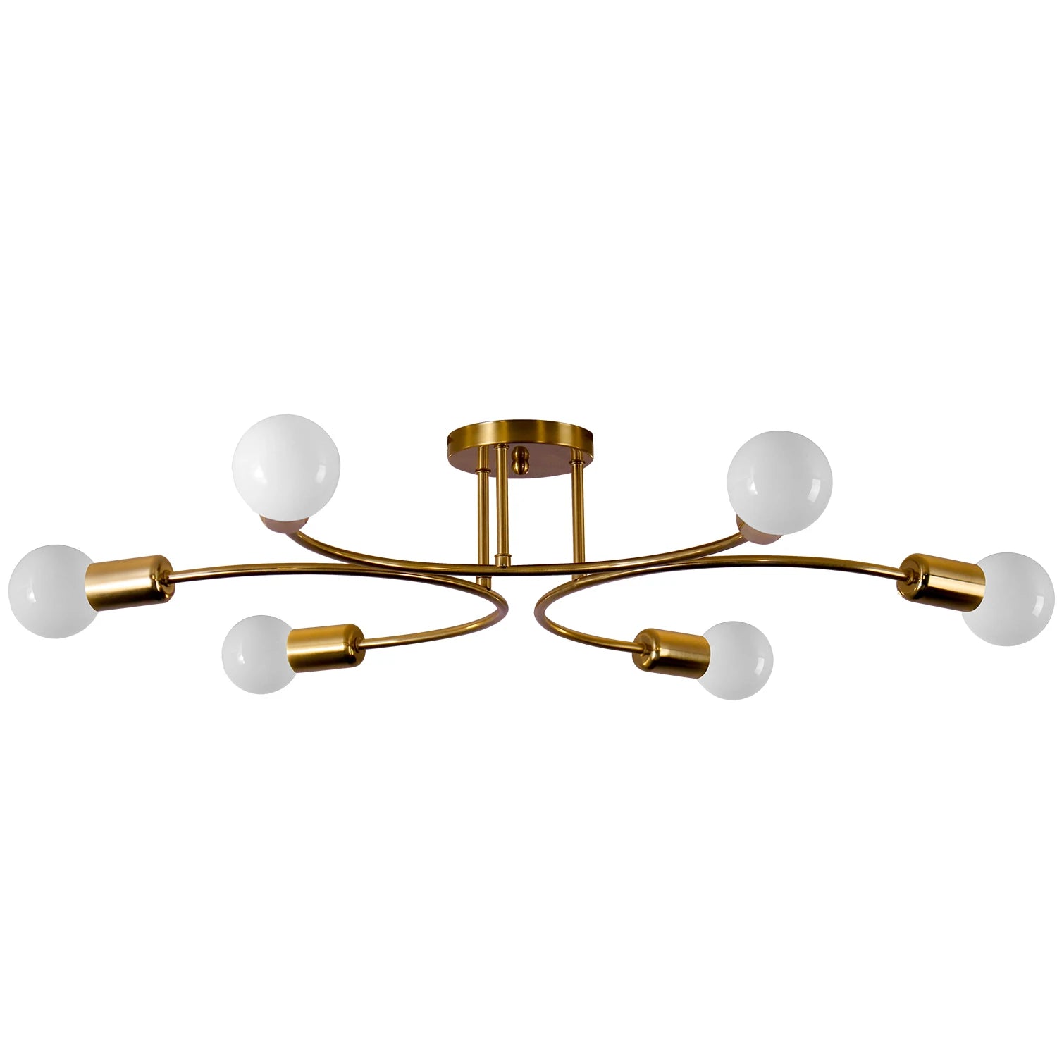 Modern Square Crystal LED Ceiling Light Flush Mount with E26 Base Middle Size for Living Room Home Office or Bar