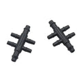 1/4 Inch to 1/8 Inch 6 Way Garden Water Splitter Hose Connector Drip Irrigation Fittings