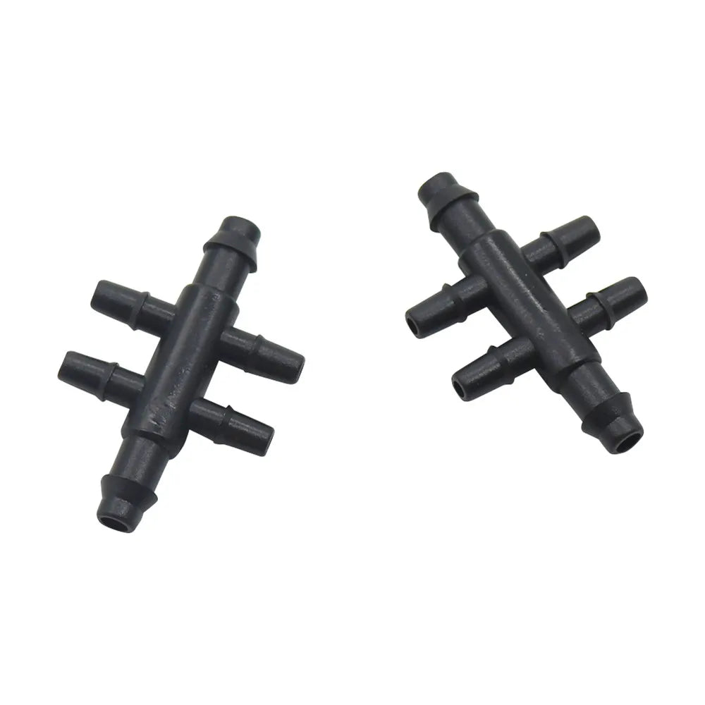 1/4 Inch to 1/8 Inch 6 Way Garden Water Splitter Hose Connector Drip Irrigation Fittings