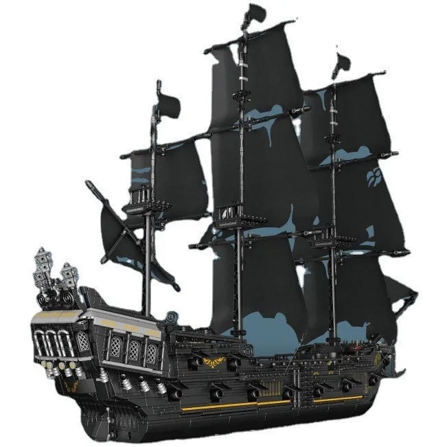 2868pcs MOULD KING 13199 the Black Pearl Queen Anne's Revenge Ship Compatible 4195 4184 Caribbean Flying Dutchman Toy Bricks
