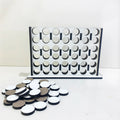 RubySub MDF Personalized Game Board Blank Sublimation Connect Four Game with 42 Chips