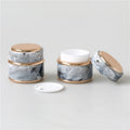 Luxury Eco Friendly Marble Color Empty 15g Cosmetic Jar Round New Design 15ml Nail Gel Container in Stock