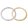 Custom Made Swimwear O Rings Hardware Zinc Alloy Underwear Accessories Round Buckle with Engraved logo